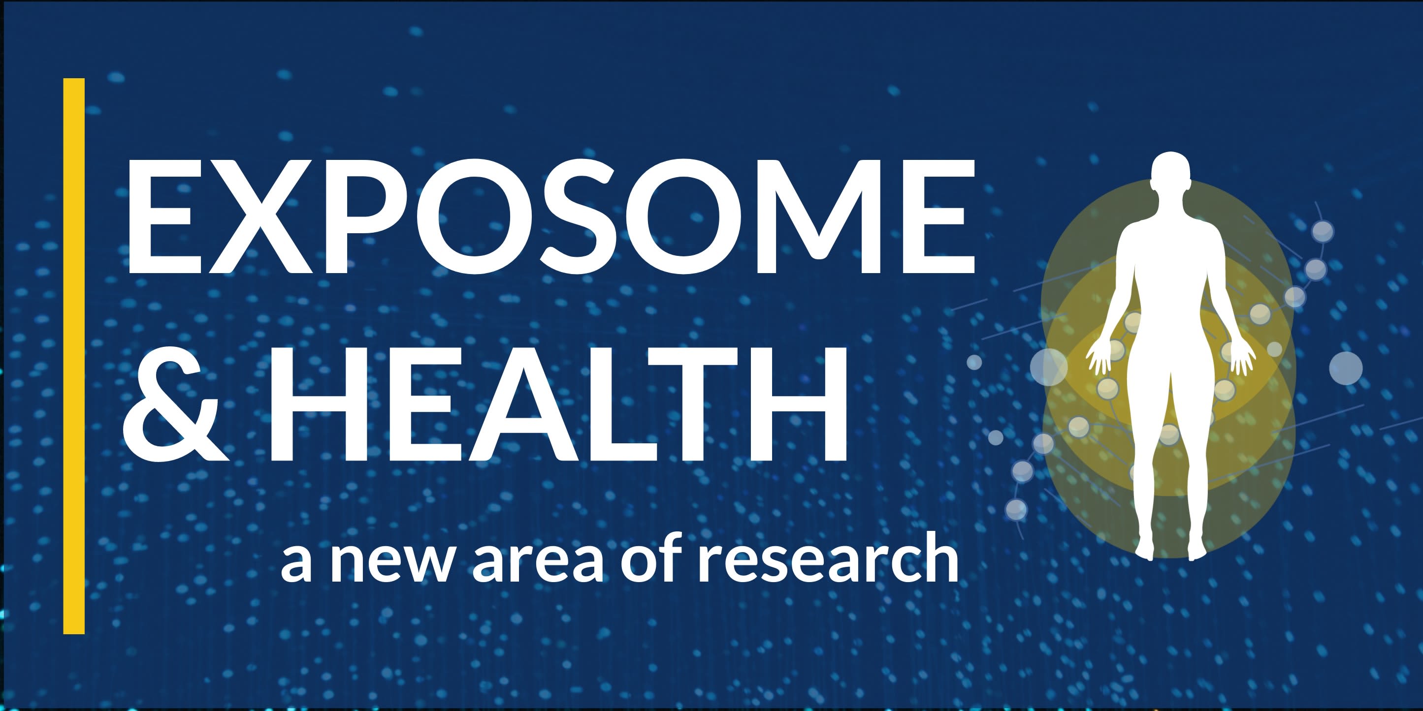 Exposome and Health: a new area of research event logo