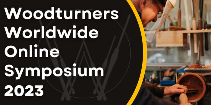 Woodturners Worldwide Online Symposium 2023 event logo