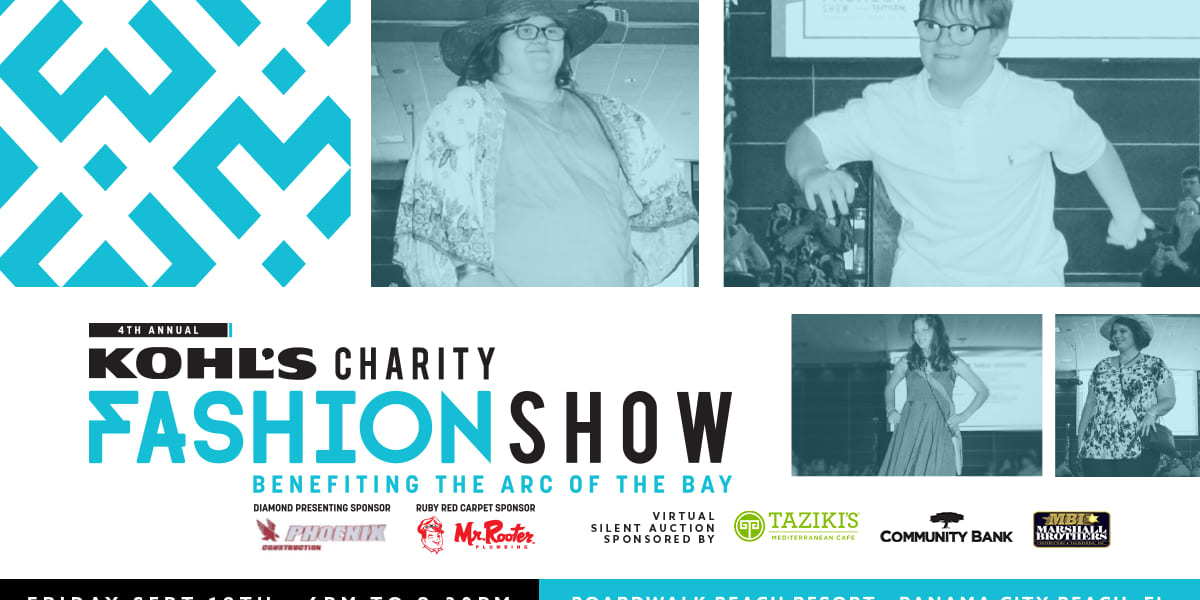 The Arc of the Bay's 4th Annual Charity Fashion Show event logo