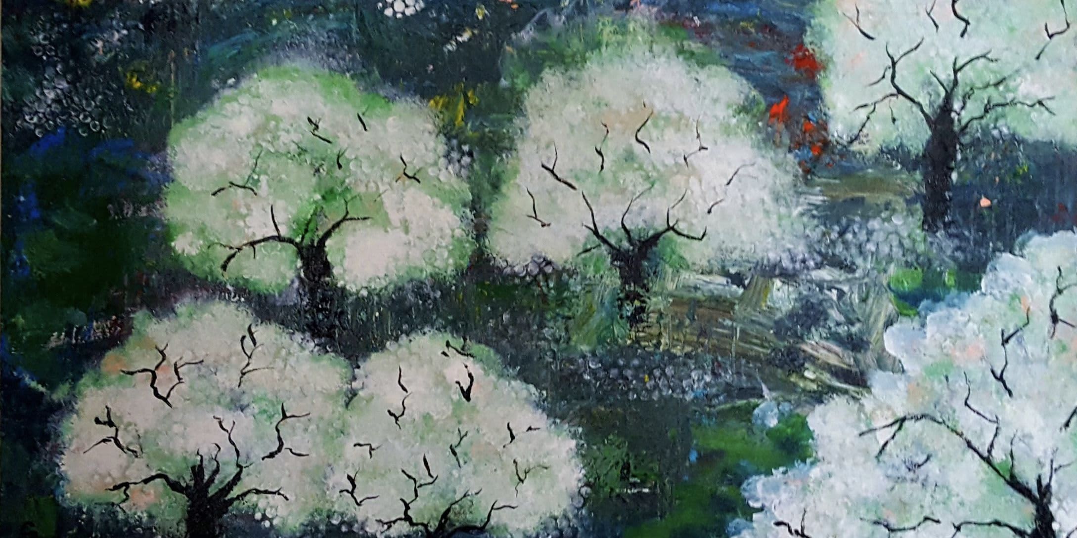 Carlos Burgess Virtual Art Show and Auction event logo