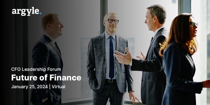 Argyle's CFO Leadership Forum: Future of Finance event logo