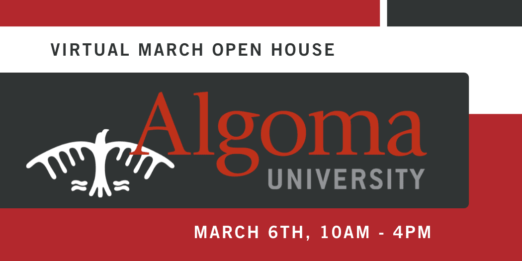 Virtual March Open House @ Algoma University  event logo