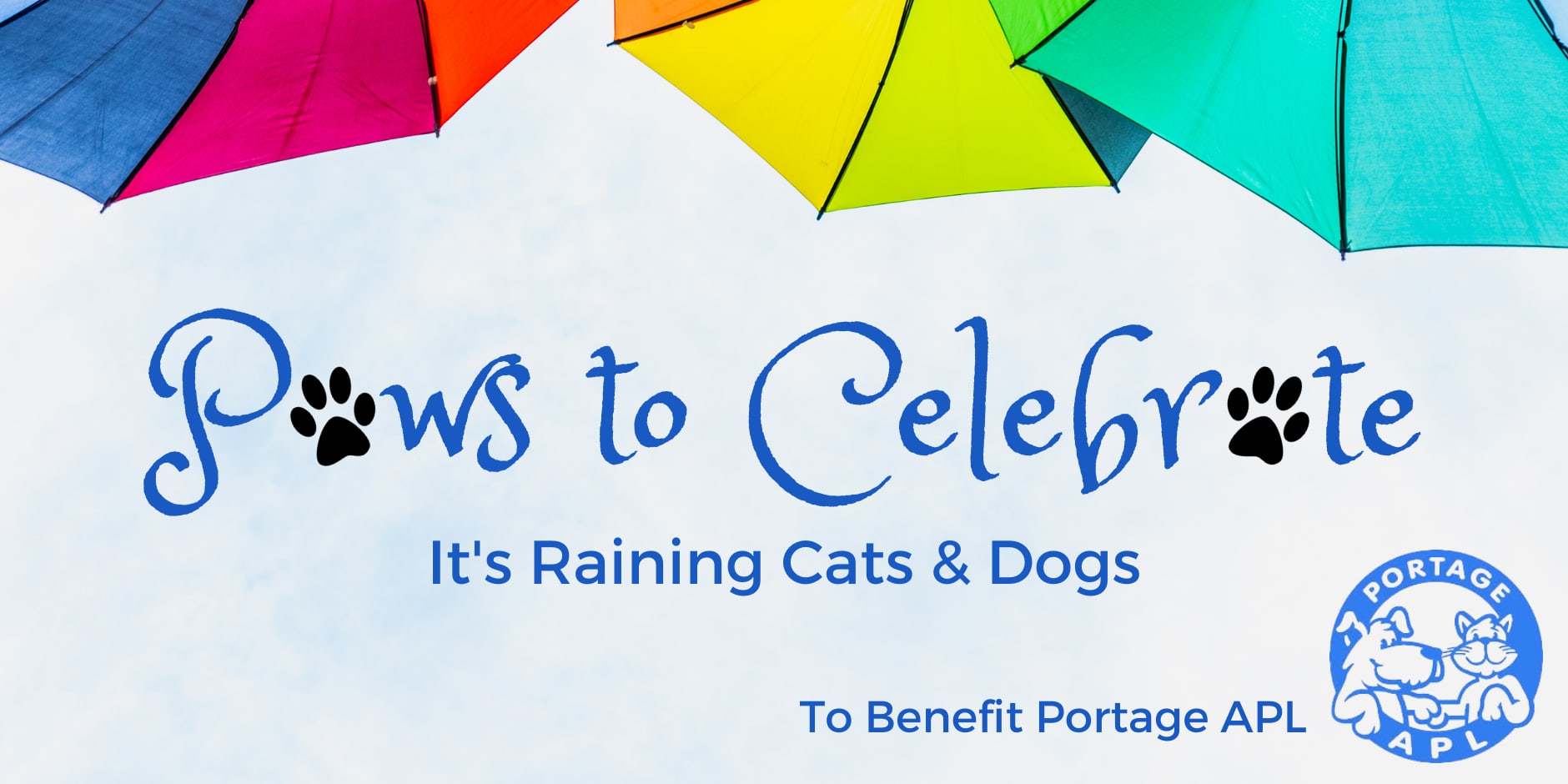 Paws to Celebrate event logo