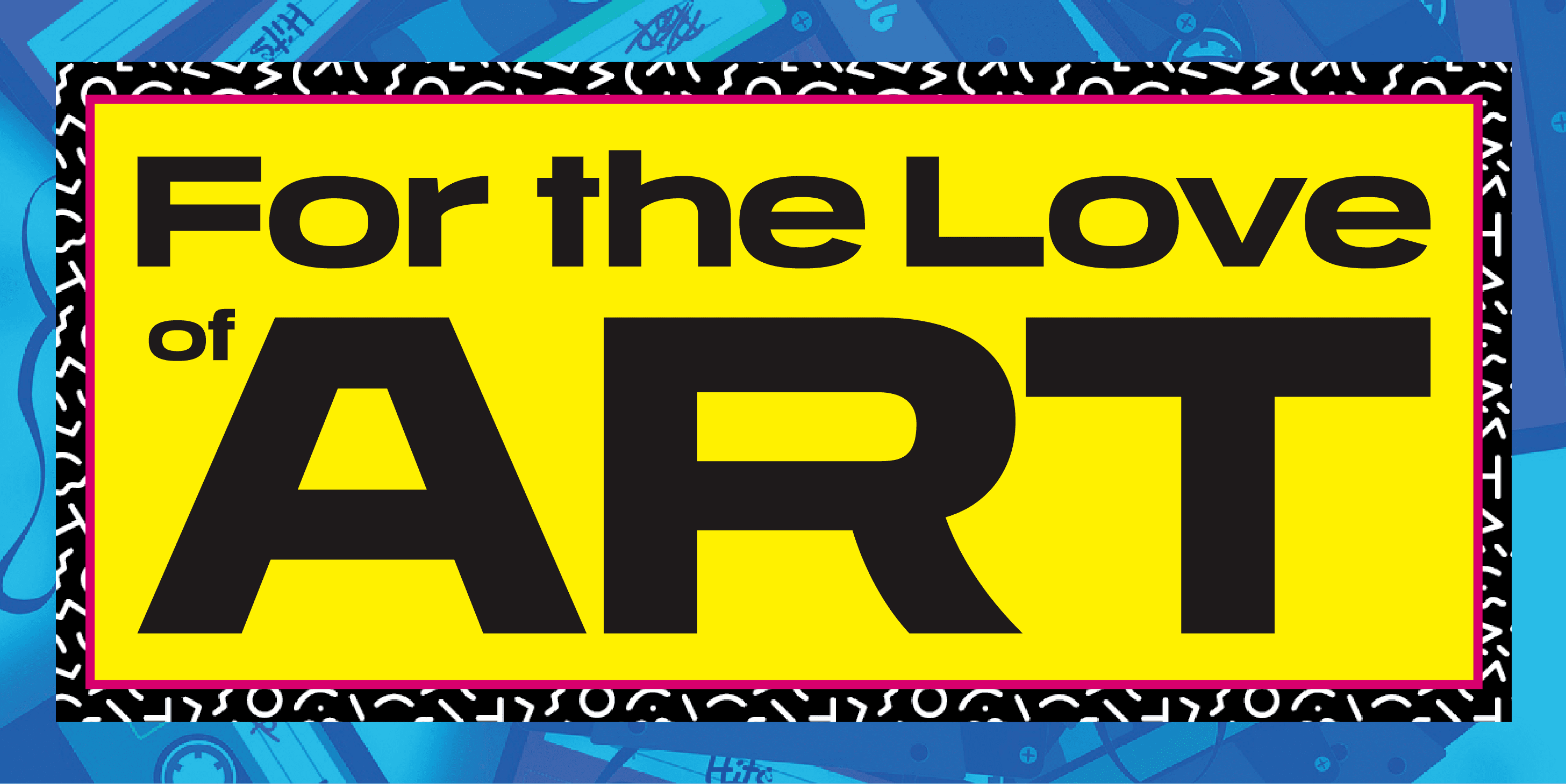 For the Love of Art: Celebrating 40 Years event logo