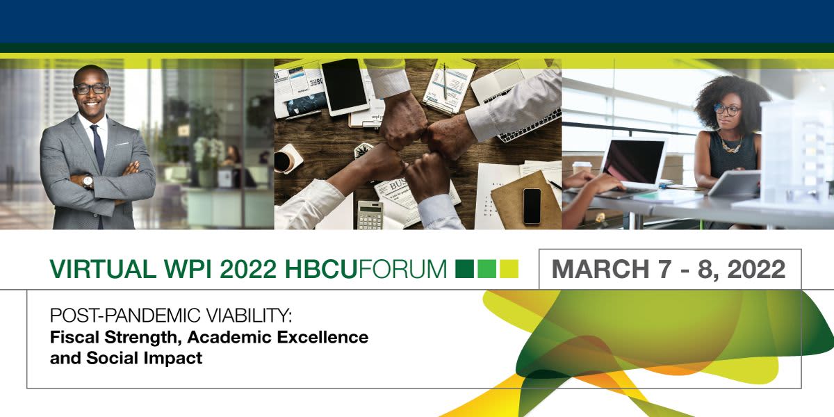 Virtual WPI 2022 HBCU Forum event logo