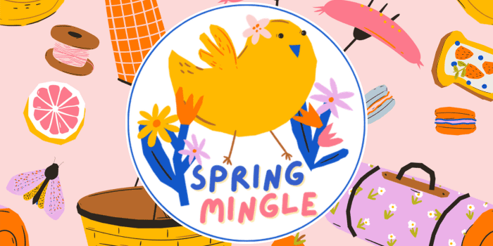 Spring Mingle 2026 event logo
