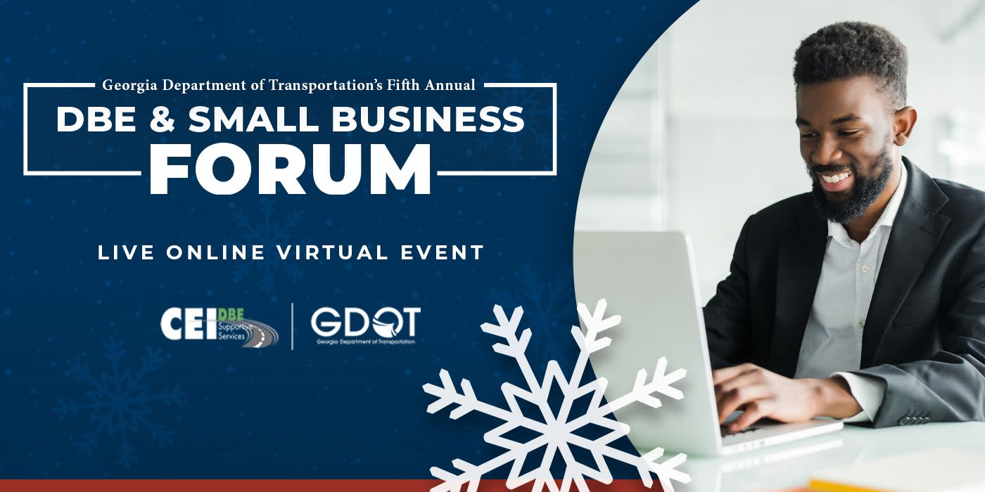 GDOT 5th Annual DBE & Small Business Forum event logo