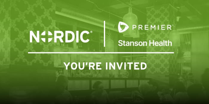 Nordic and Premier's Stanson Health 2025 April Reception event logo