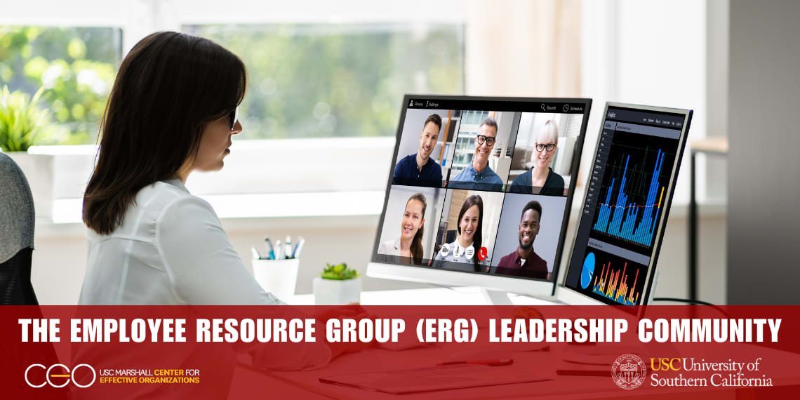 The Employee Resource Group (ERG) Leadership Community event logo