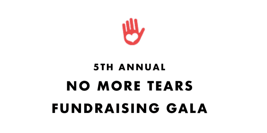 The 2020 No More Tears Charity Fundraiser event logo