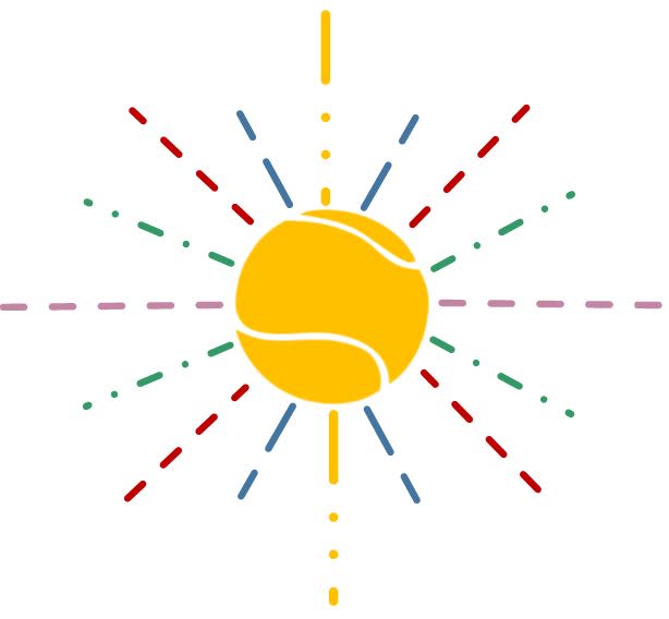 Tennis Palooza event logo