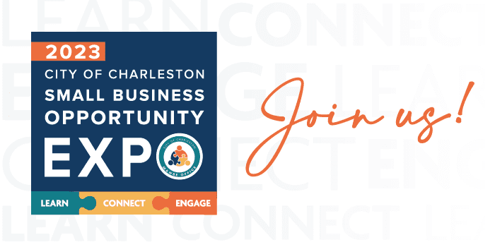 City of Charleston Small Business Opportunity Expo 2023 event logo