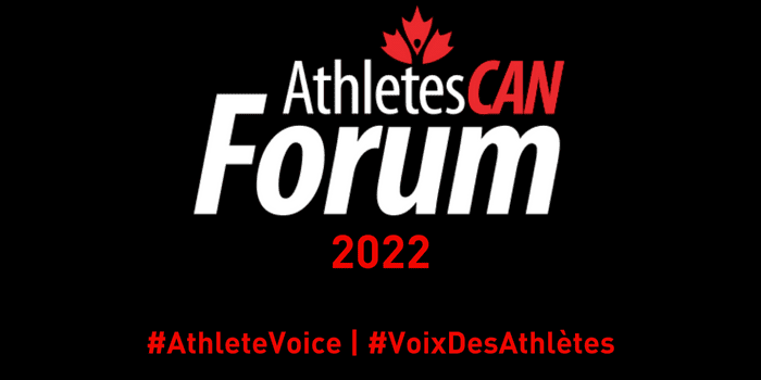 AthletesCAN 2022 Forum event logo