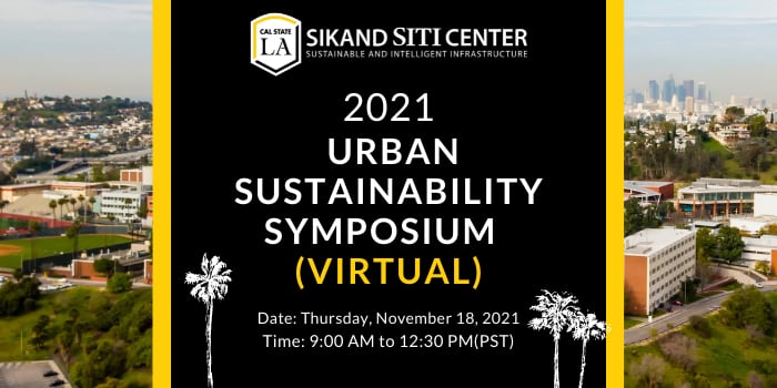 2021 Urban Sustainability Symposium event logo