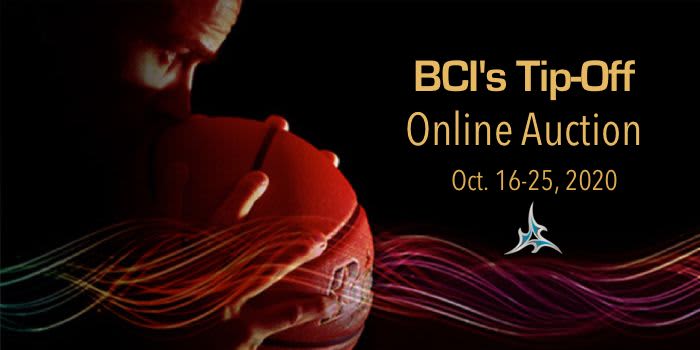 BCI's Tip-Off Online Auction 2020 event logo