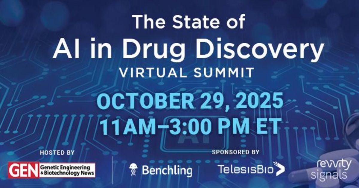 The State of AI in Drug Discovery 2025, Wed, Oct 29th, 2025 @ 11:00 AM Sage