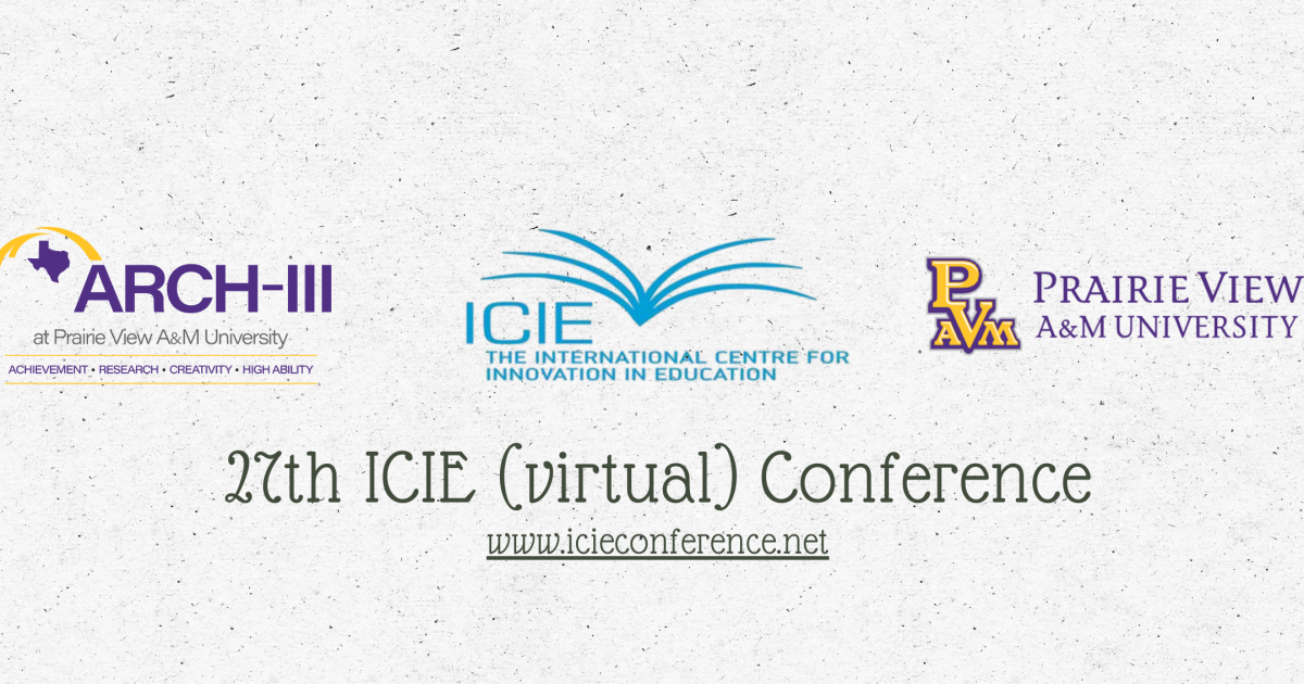 27th International Centre for Innovation in Education Conference, Sun ...