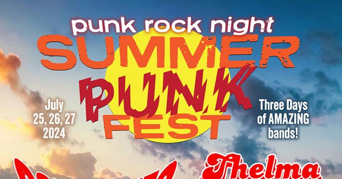 Summer Punk Fest Three Day Pass!, Thu, Jul 25th, 2024 @ 8:00 PM Accelevents