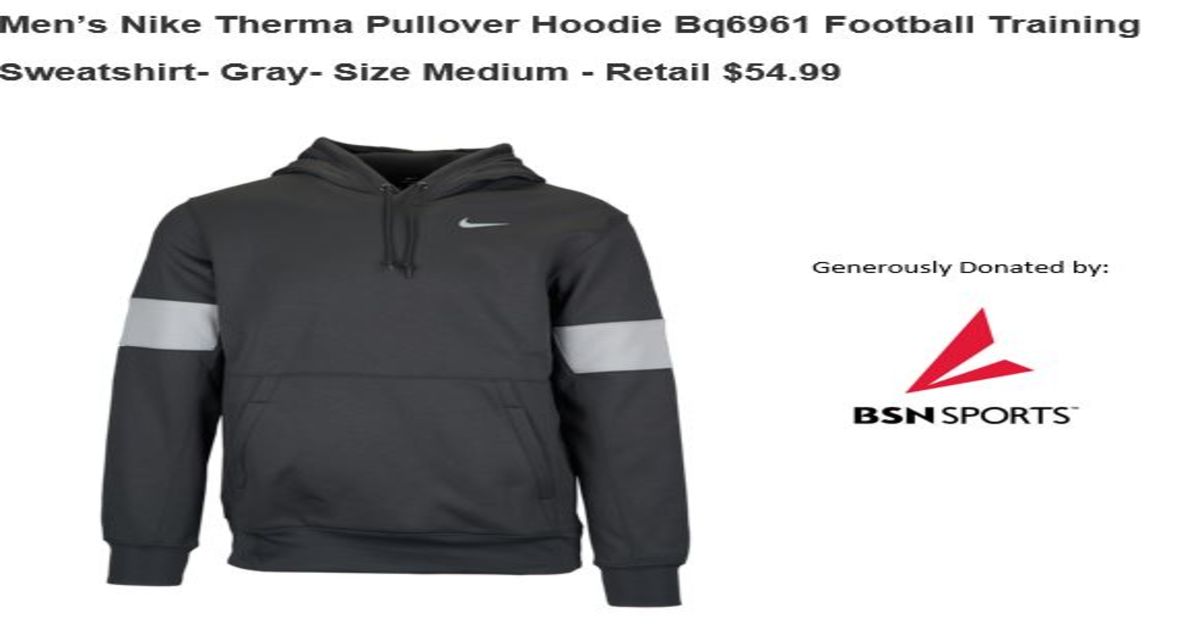 nike therma football hoodie