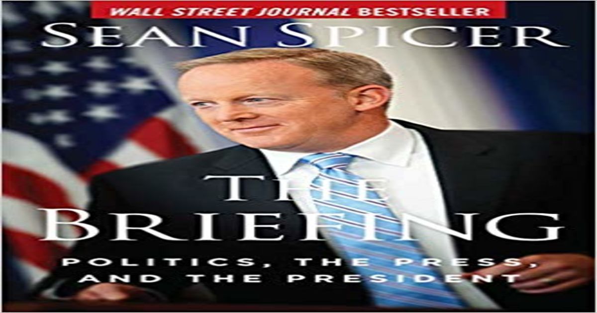 Auction Page Signed Sean Spicer Book