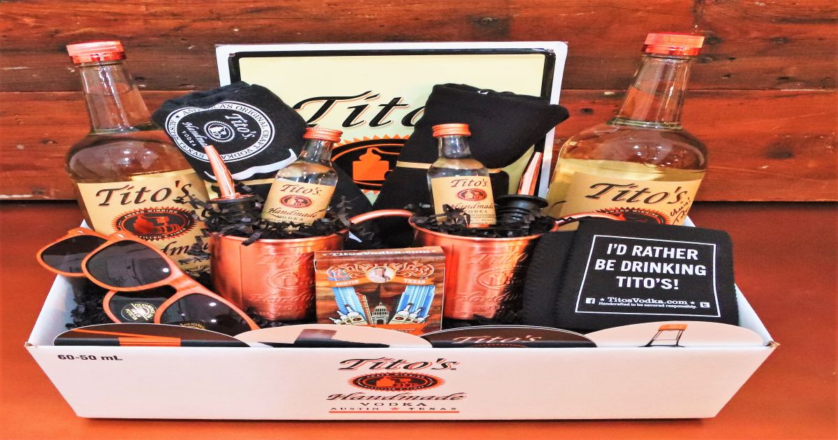 Auction Page | Tito's Vodka Gift Basket