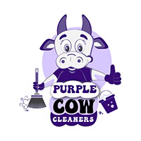 Purple Cow Cleaners Logo