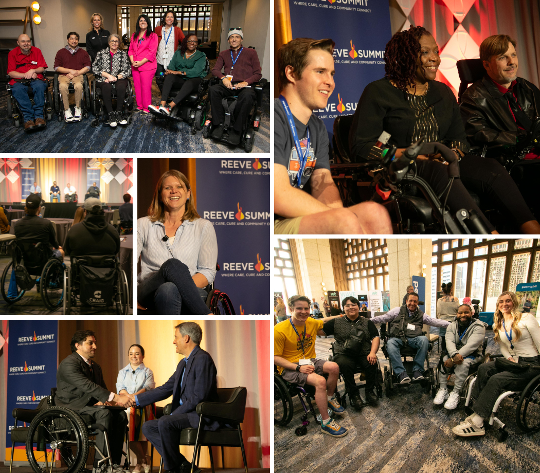 Group of attendees in exhibit hall