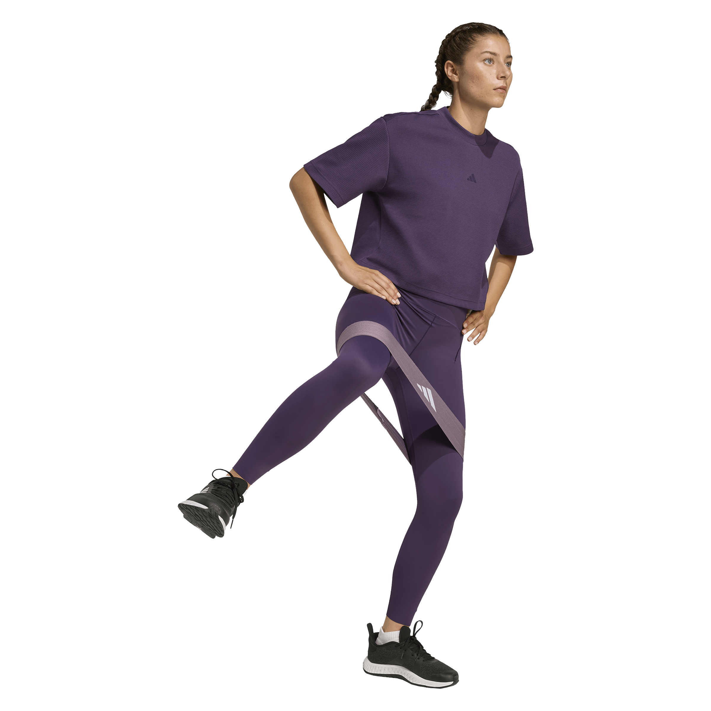 adidas gazelle silver green womens adidas Youth Long Volleyball Tights, Team Navy Blue / M main image 1