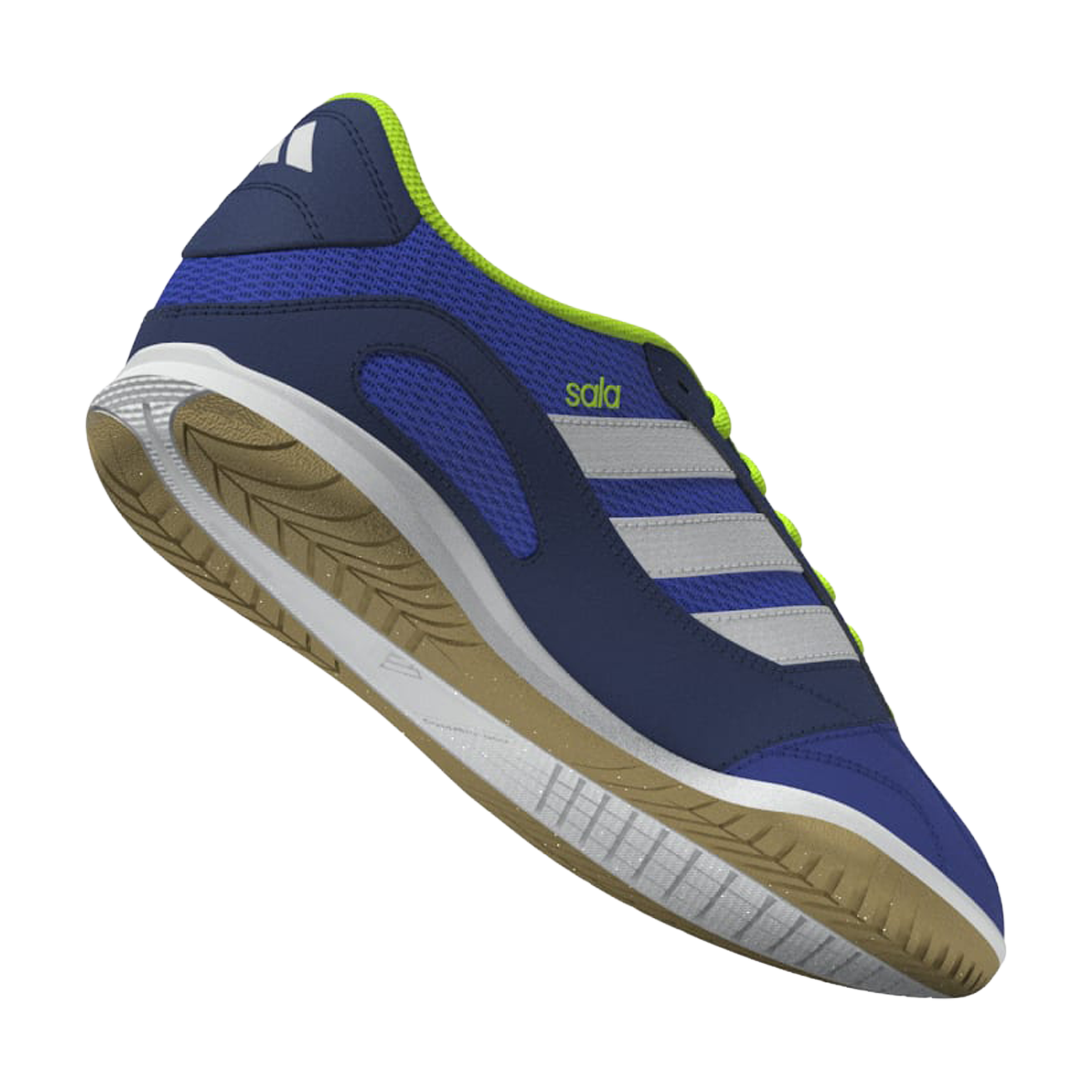 Adidas Mens Super Sala Competition 3 (Indoor) Football Shoes Lucid Blue /  Cloud White / Lucid Lemon | Sports Direct Australia