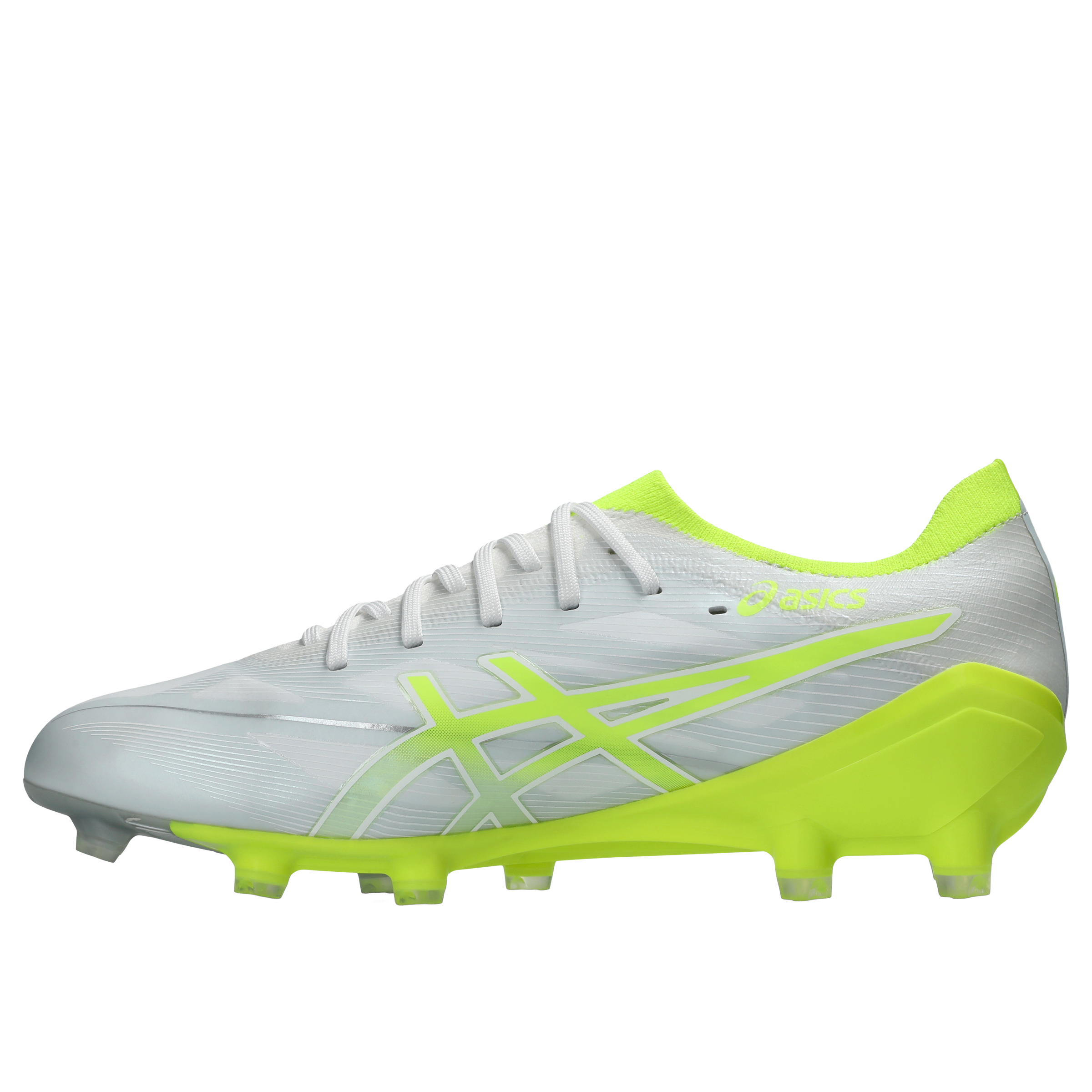 Asics Mens Menace 5 (FG) Football Boots White/Safety Yellow