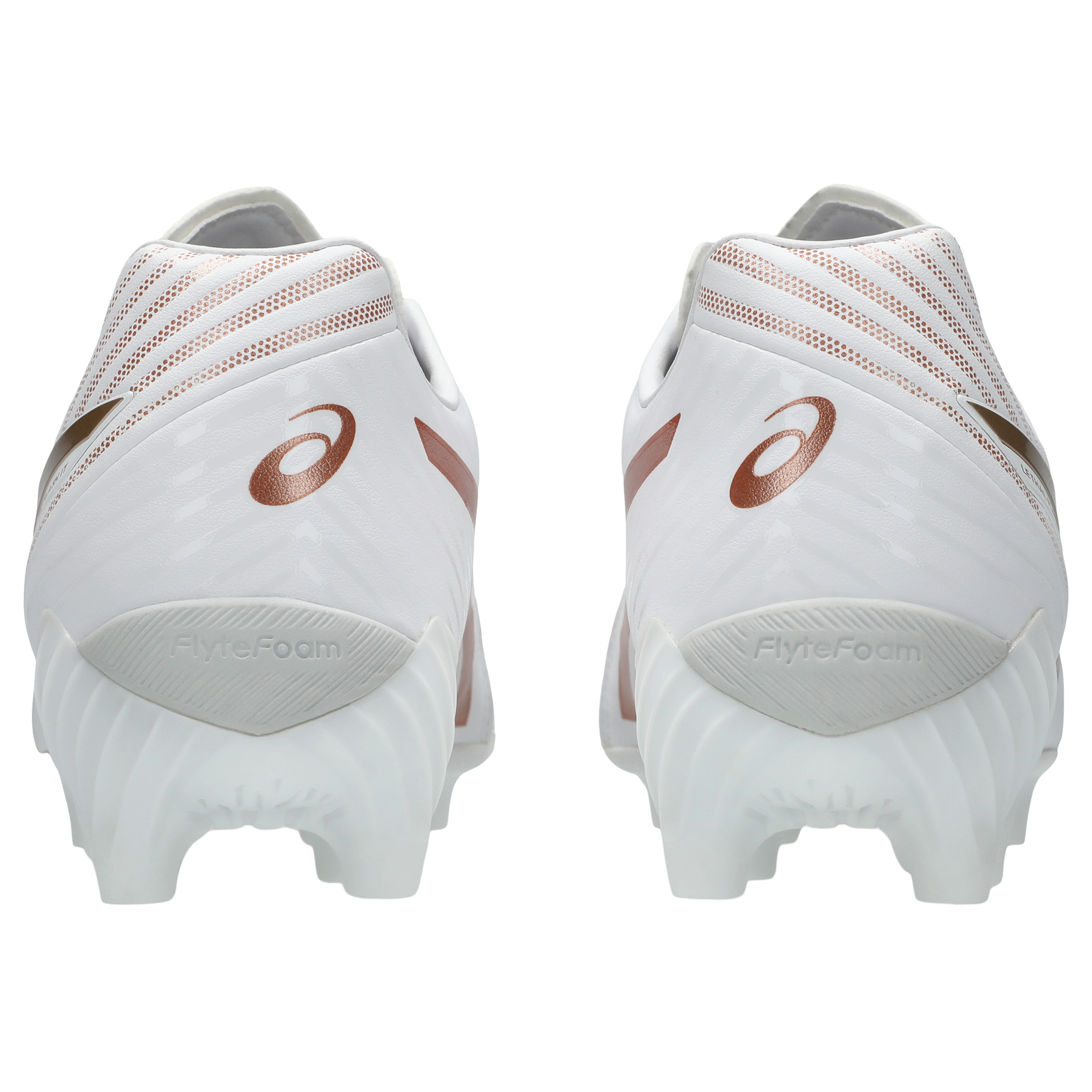 Asics Womens Lethal Flash IT 3 (FG) Football Boots White/Rose Gold