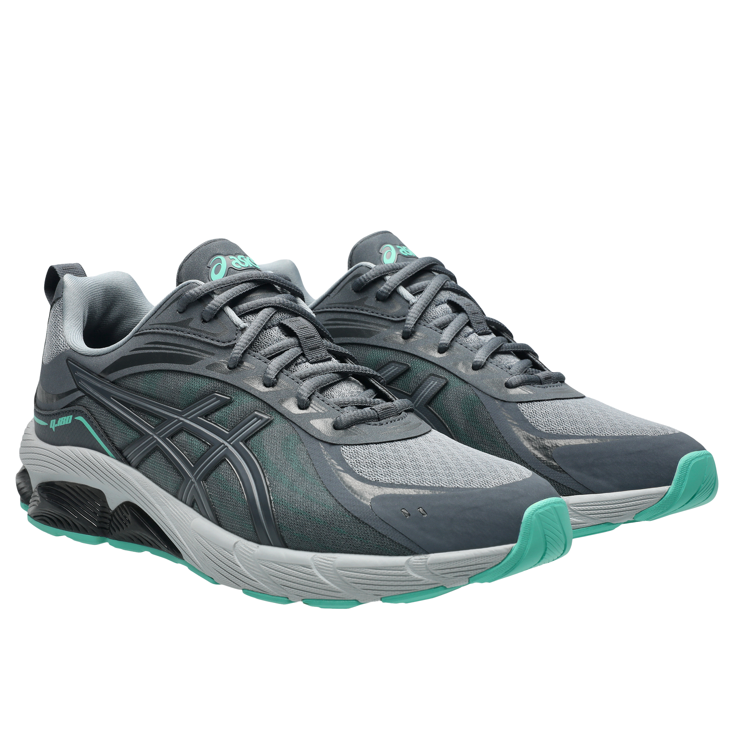 Asics Unisex Gel-Quantum 180 VIII Shoes Gravel/Aurora Green
