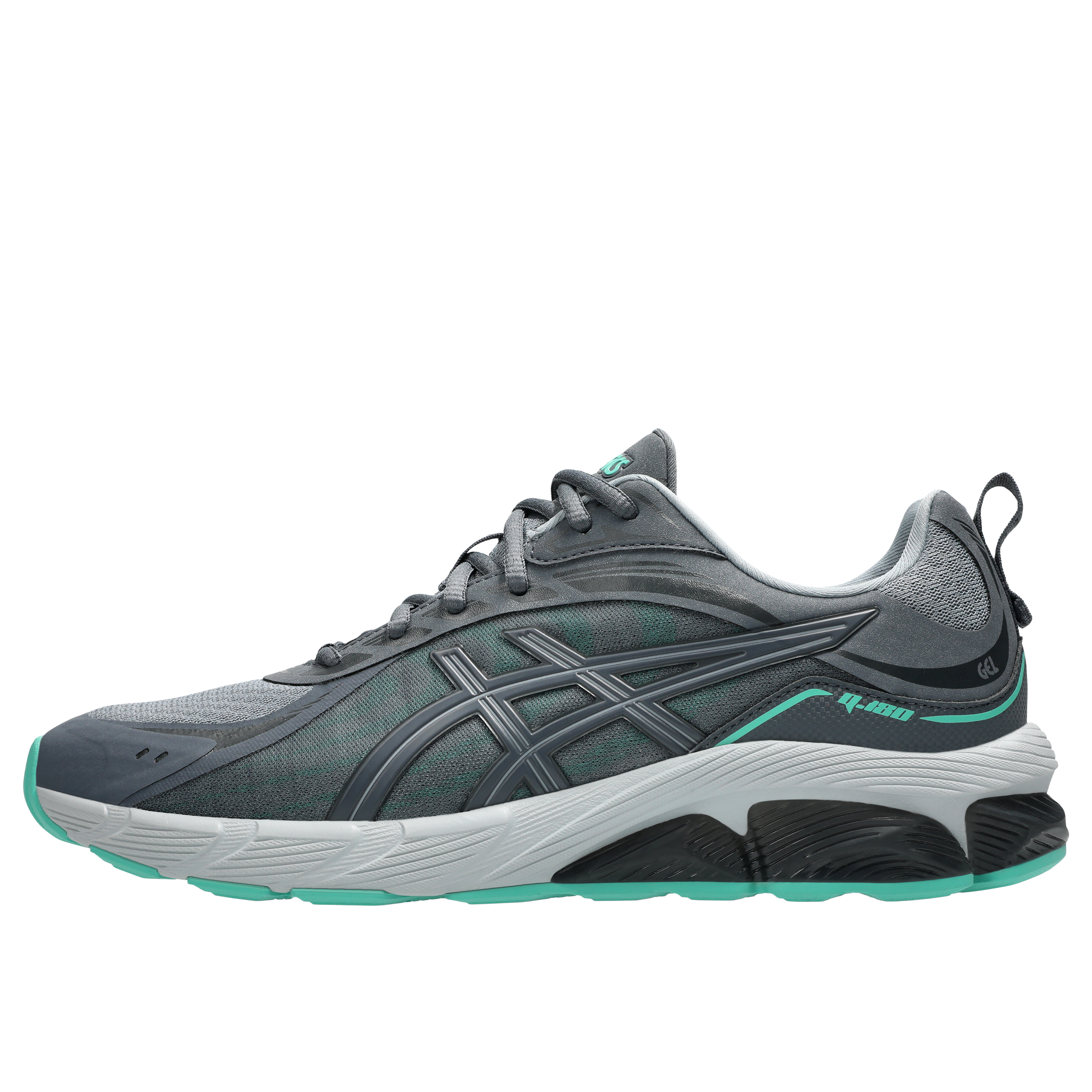 Asics Unisex Gel-Quantum 180 VIII Shoes Gravel/Aurora Green