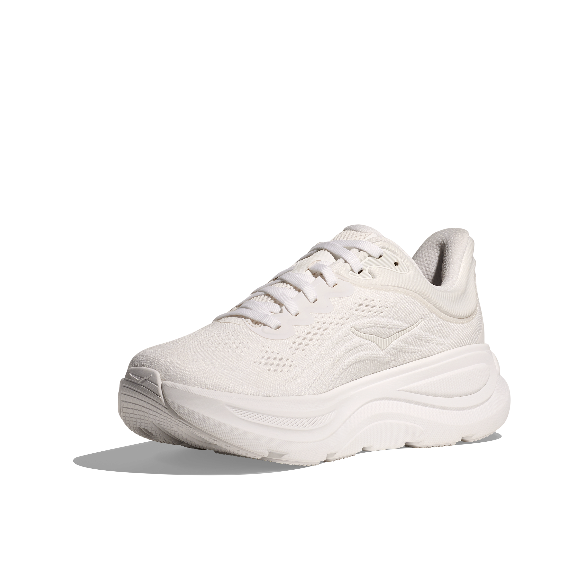 Hoka Womens Bondi 9 Running Shoes White / White | Sports Direct