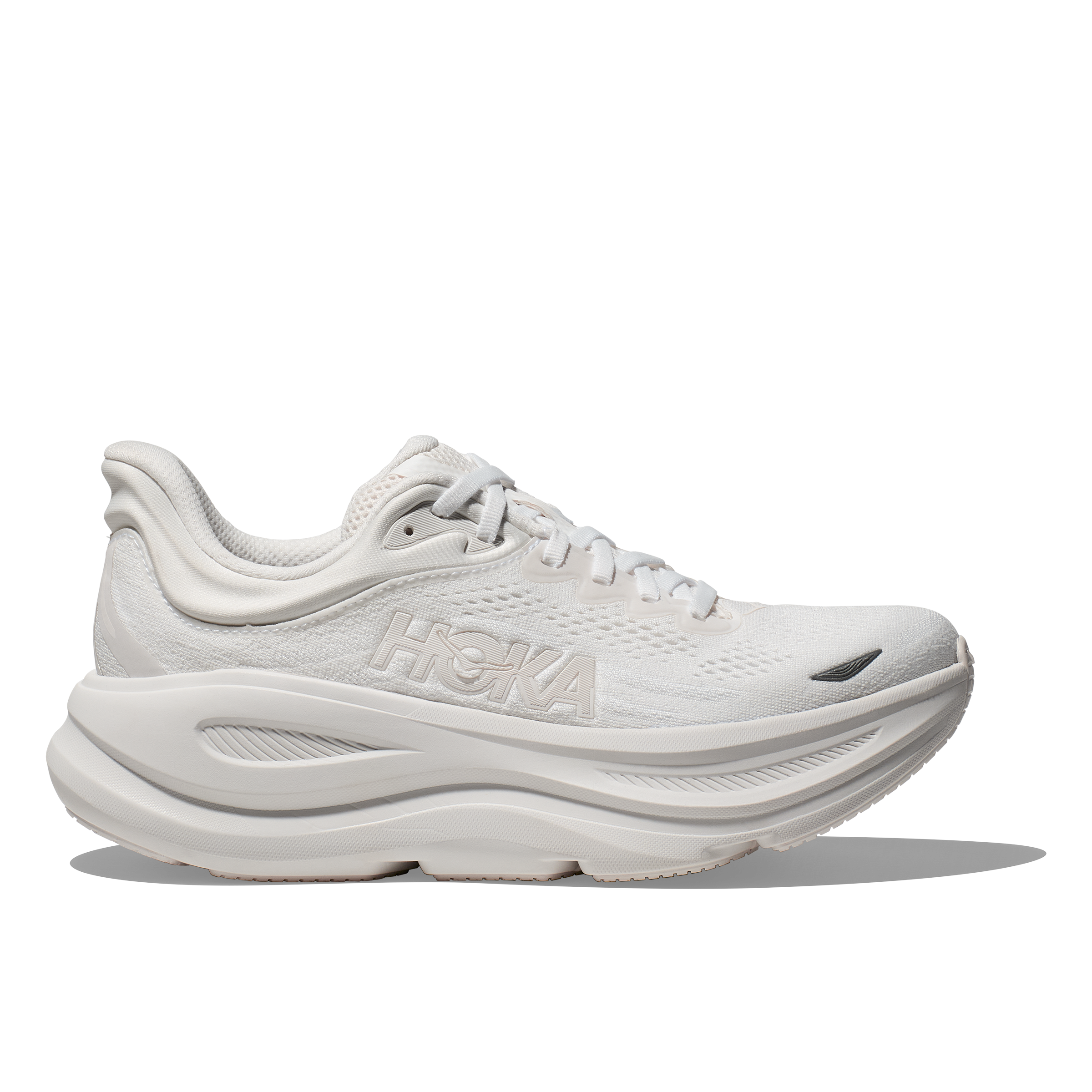 Hoka Womens Bondi 9 (Wide) Running Shoes White / White | Sports