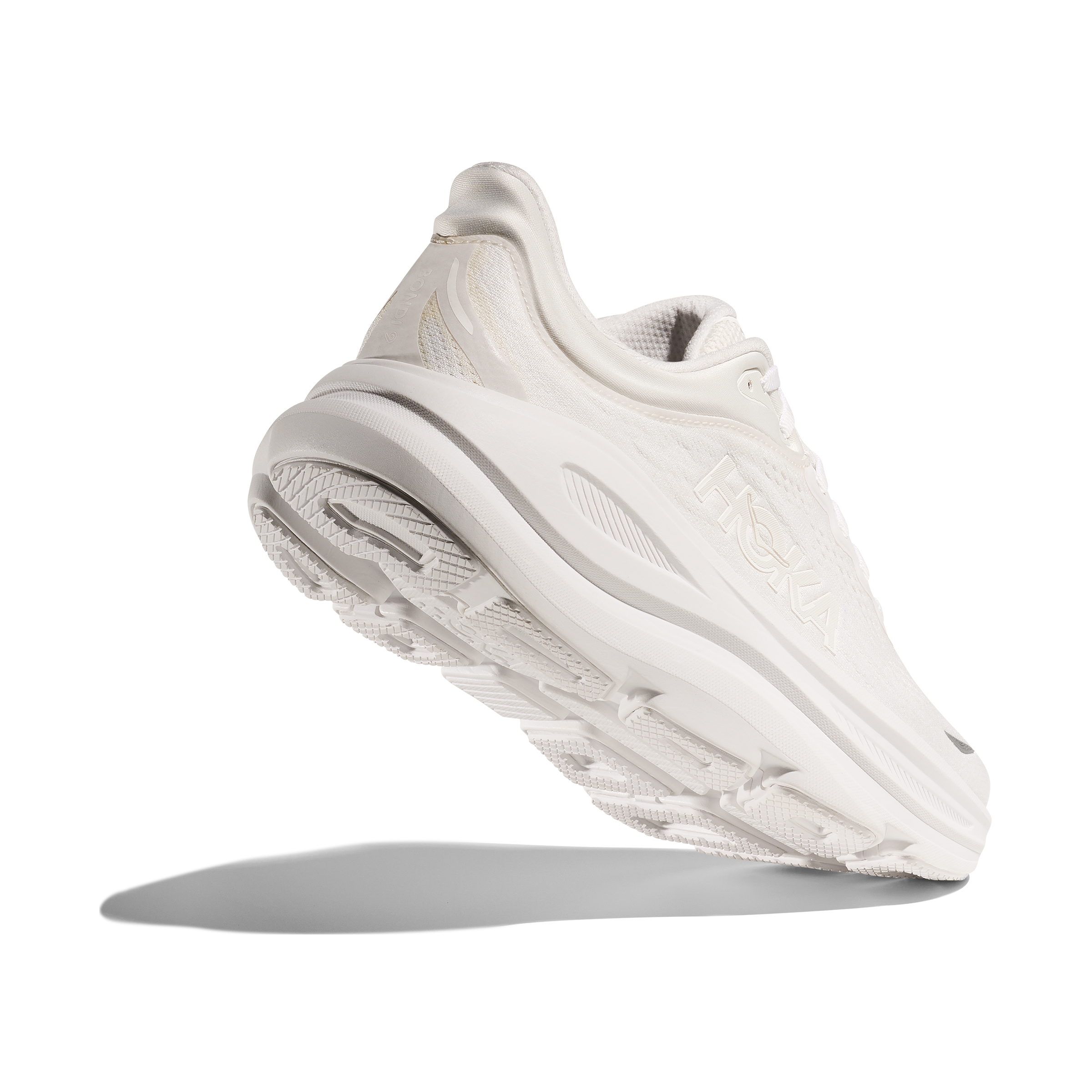 Hoka Womens Bondi 9 (Wide) Running Shoes White / White | Sports