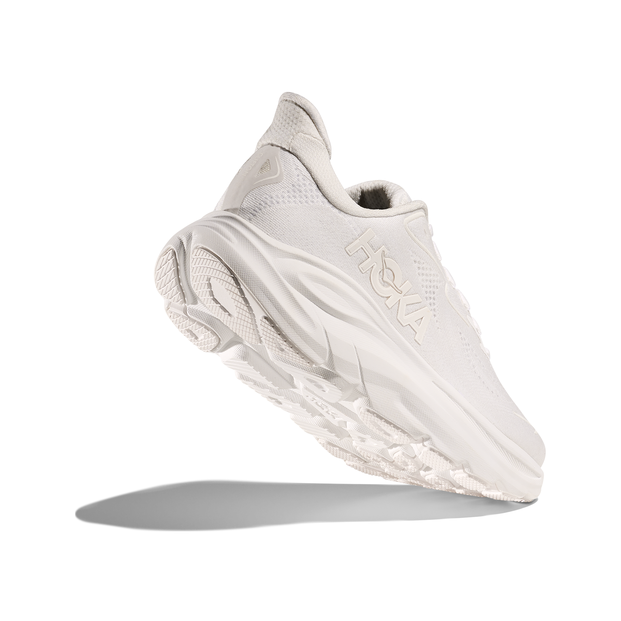 Hoka Womens Clifton 10 (Wide) Running Shoes White / White | Sports