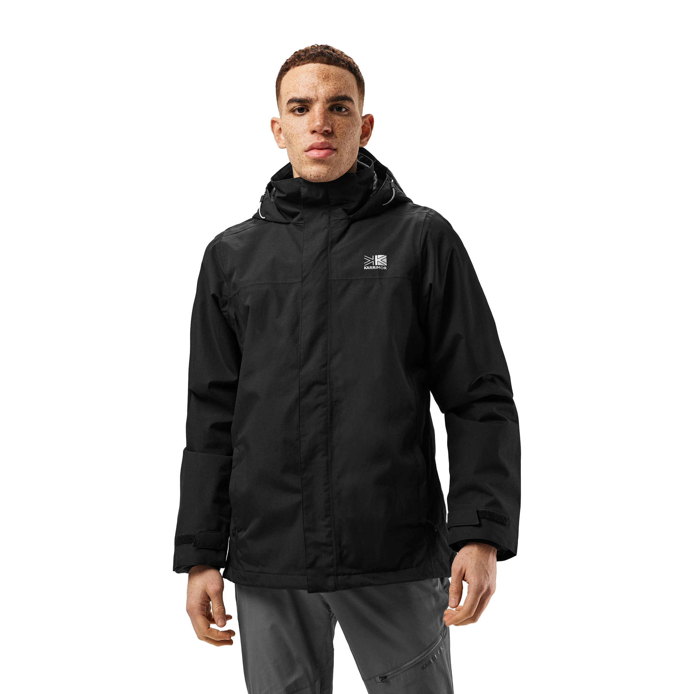 Karrimor Mens 3 in1 (Waterproof) Jacket Black | Sports Direct
