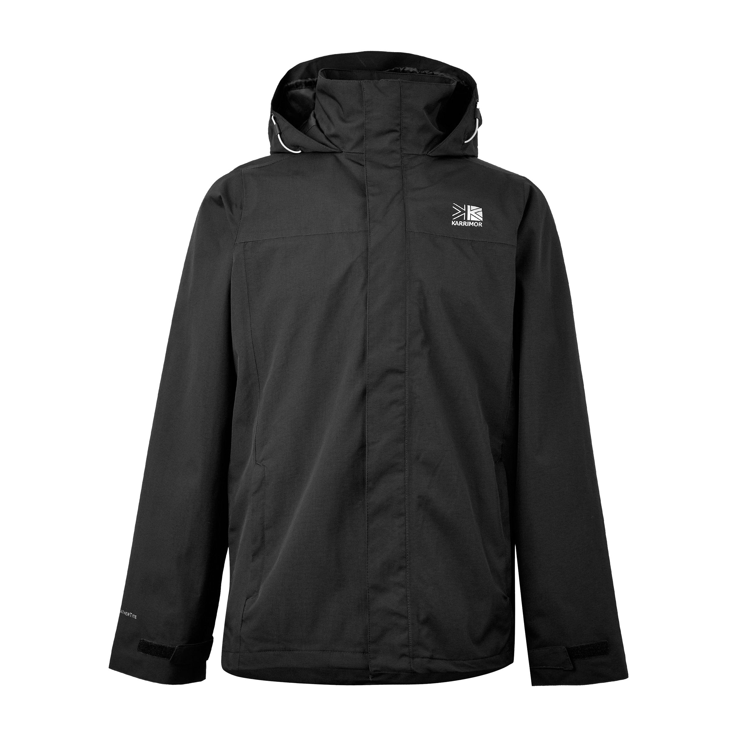 Karrimor【カリマー】3-In-1 防水 ナイロン ジャケット(UK S) Karrimor Mens 3 in1 (Waterproof) Jacket Black | Sports Direct