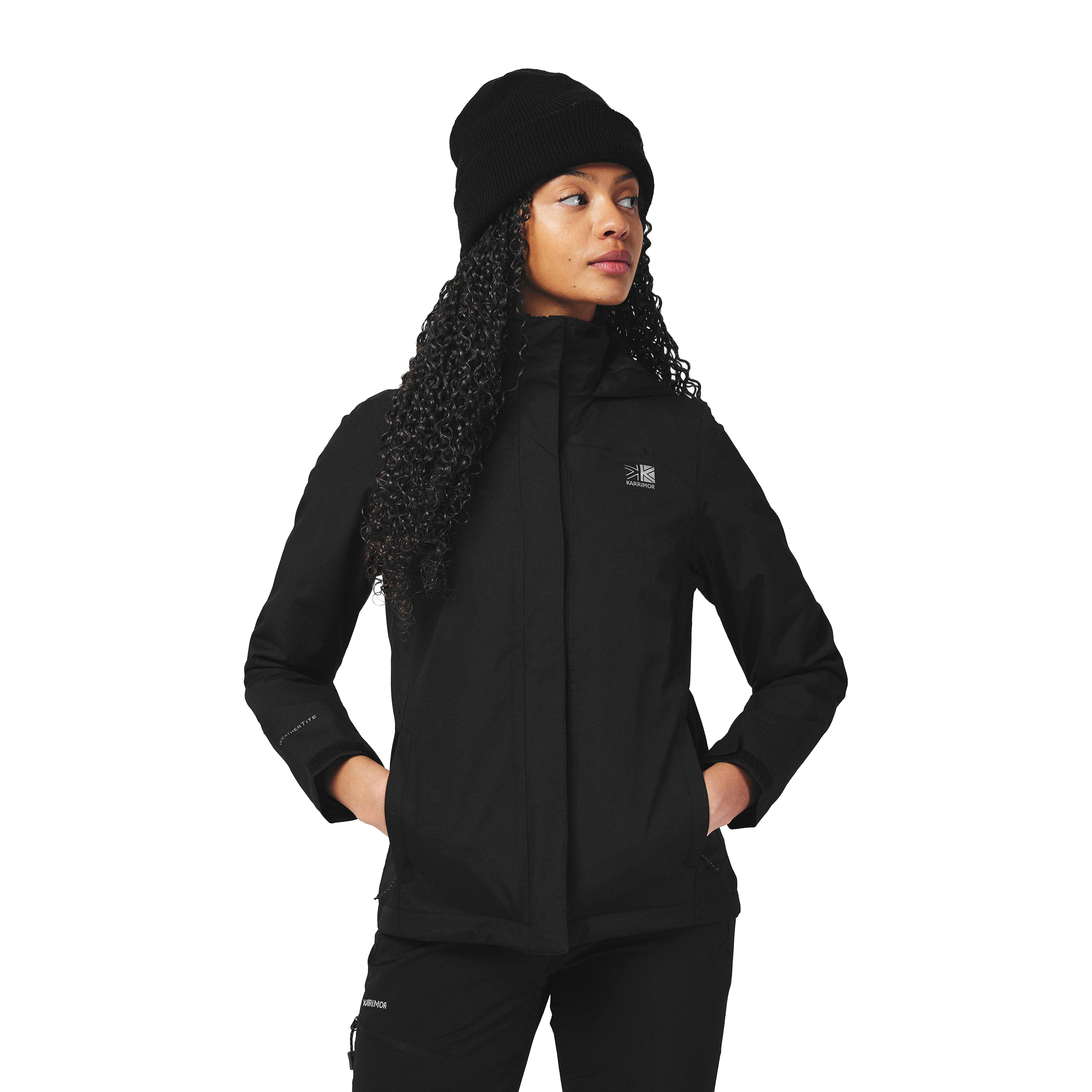 Karrimor Womens Urban (Waterproof) Hooded Jacket Black | Sports