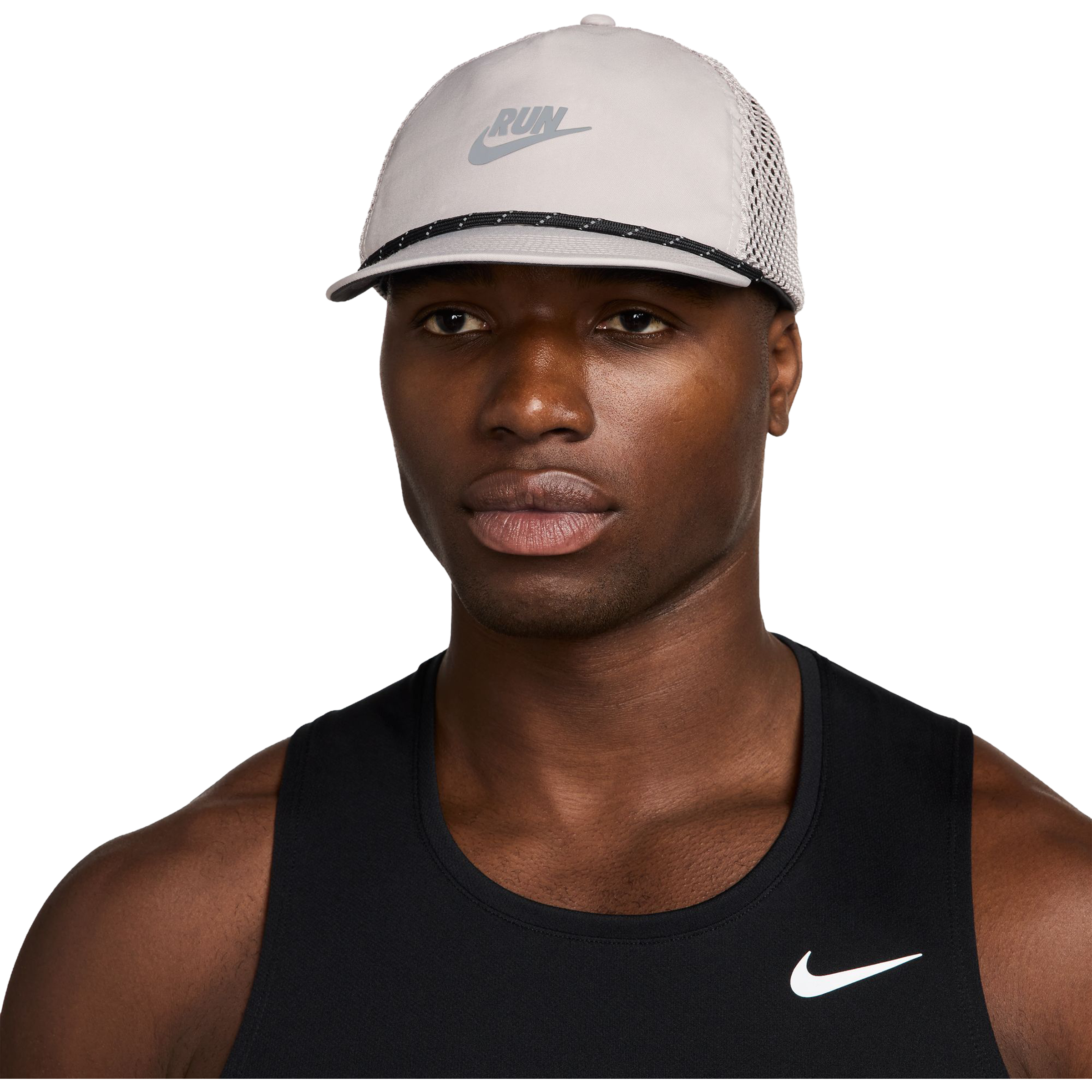 Nike Fit Dry Womens Gray Strap Back Swoosh Running Tailwind 5 Panel Hat Cap NEW Structureless cap Nike Dri-FIT fly P | Foot-Store main image 3