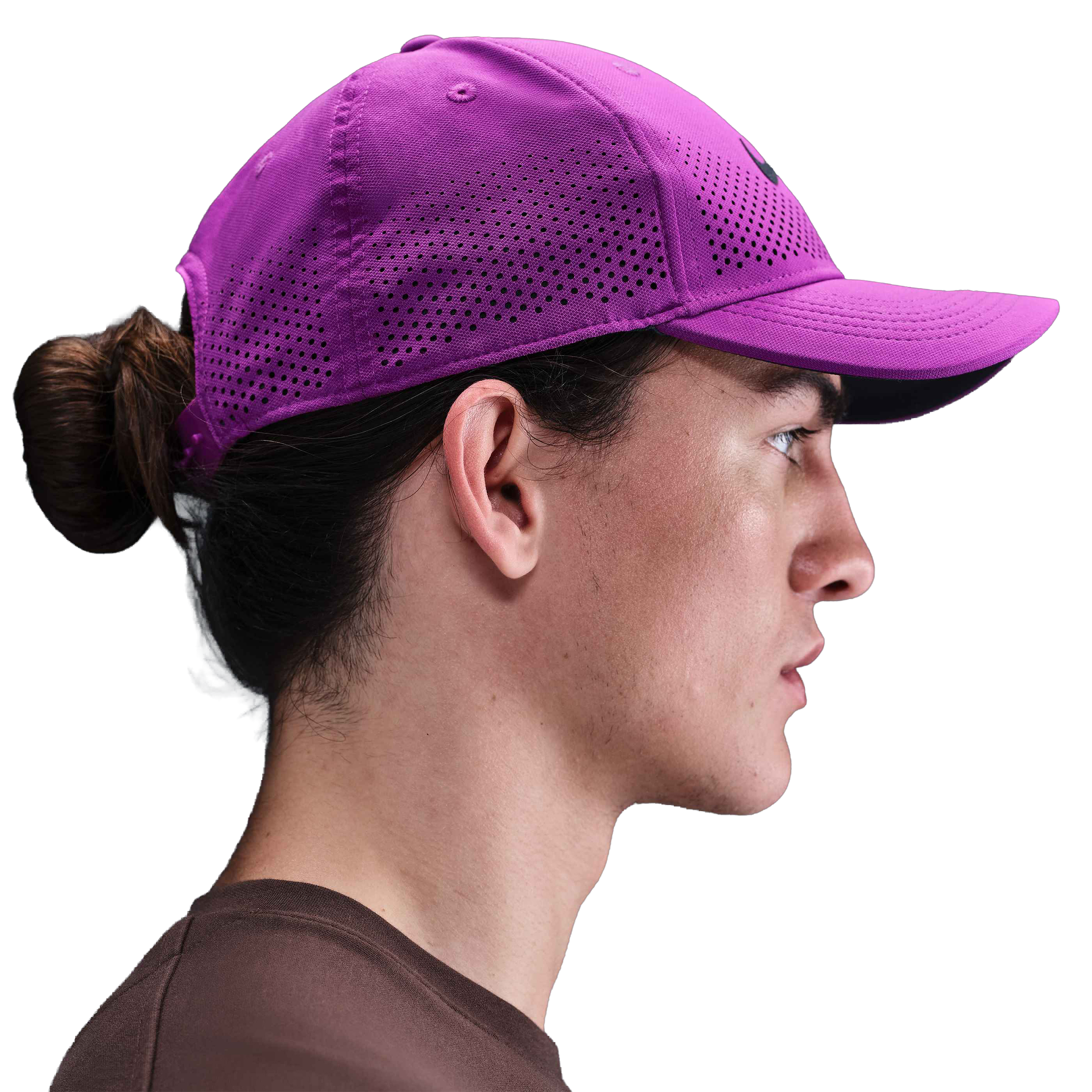 Nike Dri-FIT ADV Hat Club Swoosh Snapback Cap Structured FB5636 Purple L/XL NEW Nike Mens Dri-FIT ADV Club Structured Swoosh Cap Vivid  main image 4