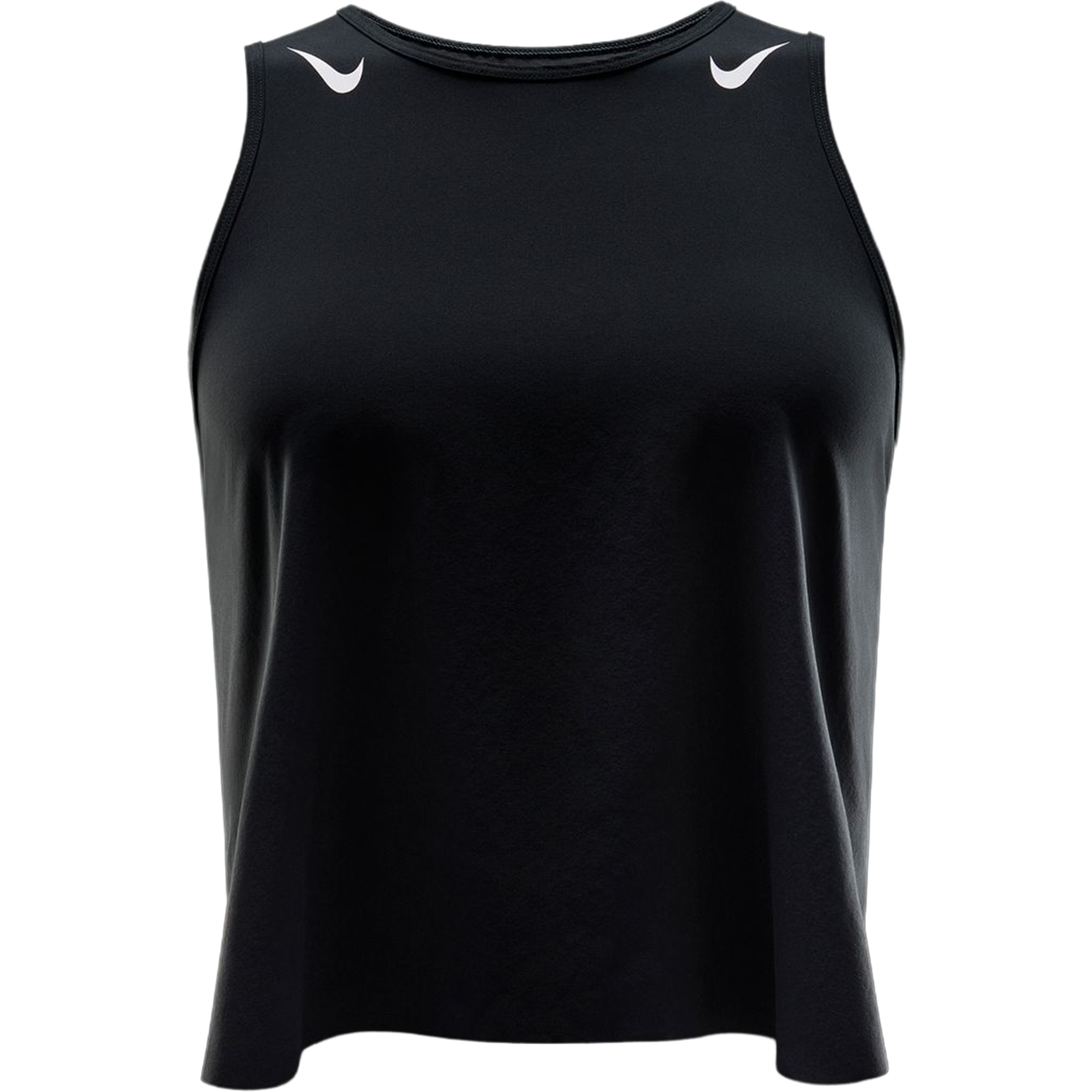 Nike Womens AeroSwift Dri-FIT ADV Cropped Running Tank Top Black