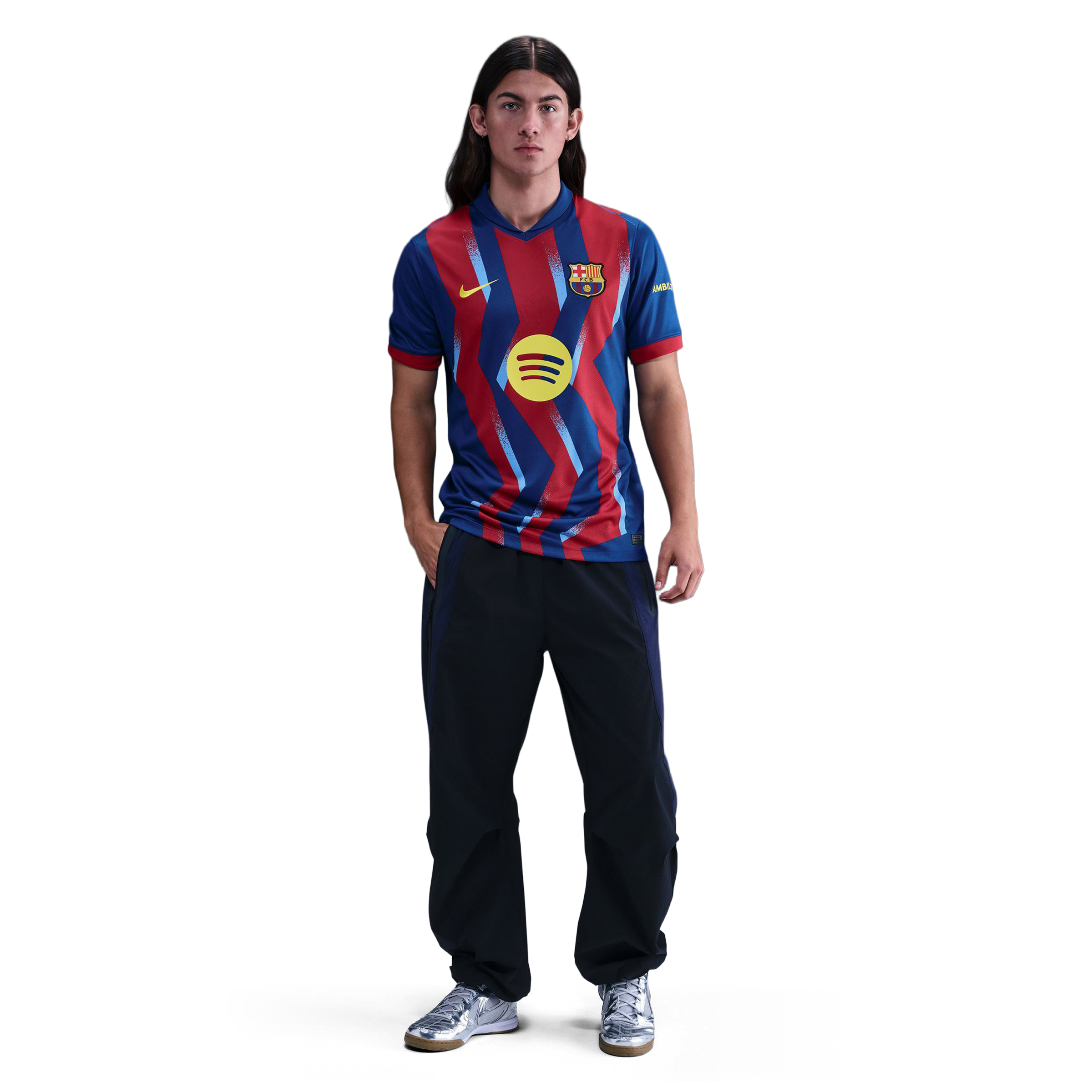Nike Mens Barcelona 25/26 Stadium Fourth Replica Football Jersey