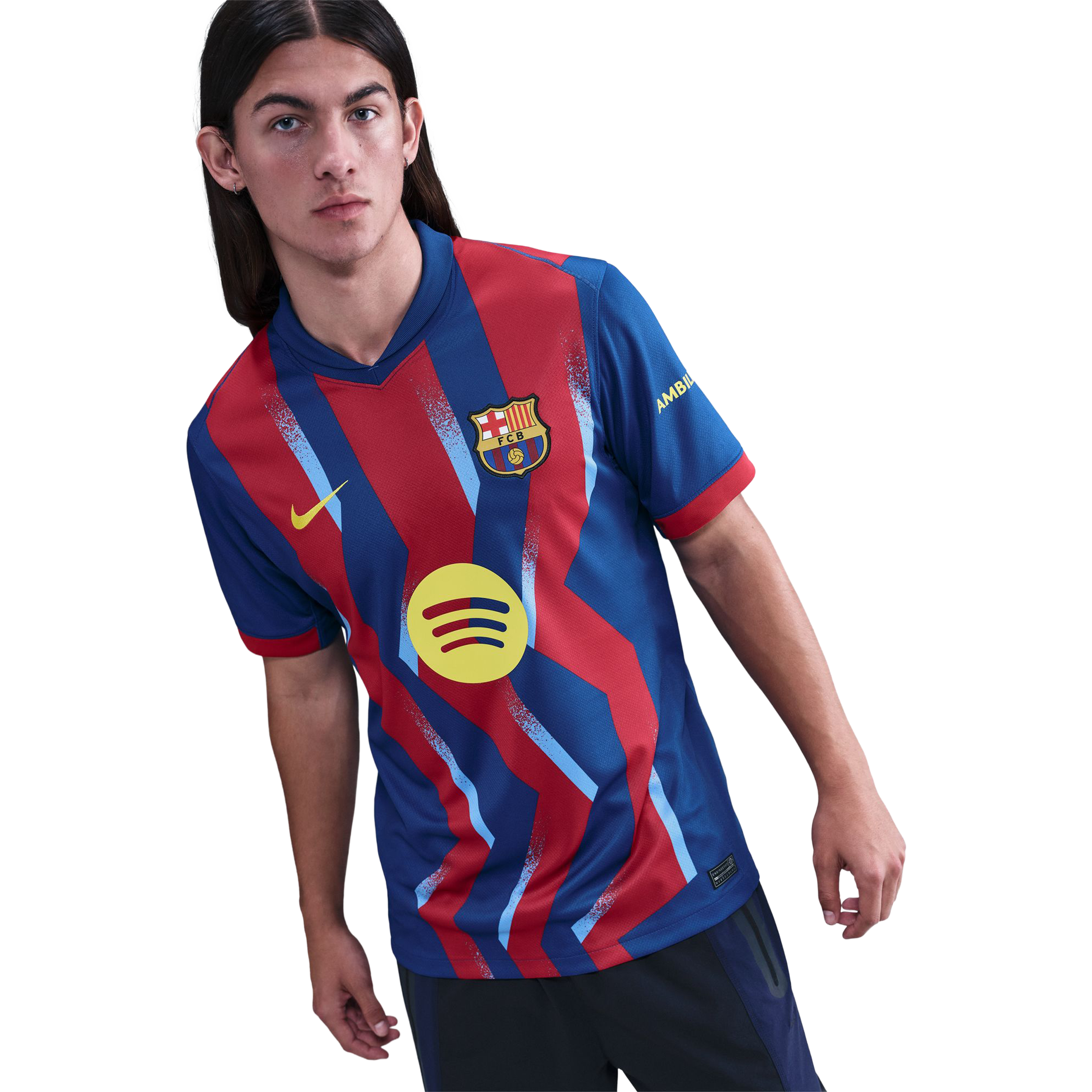 Nike Mens Barcelona 25/26 Stadium Fourth Replica Football Jersey