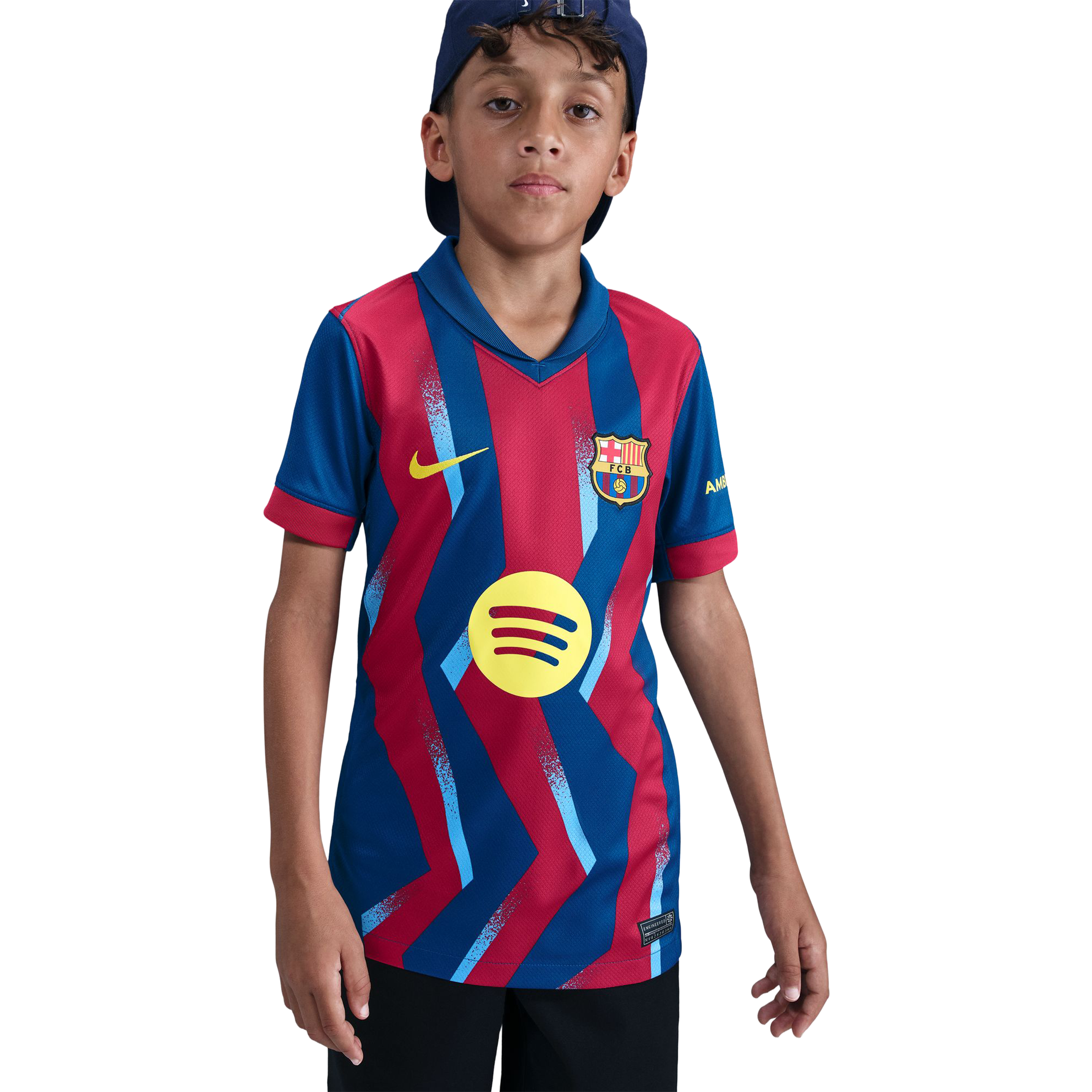 Nike Kids Barcelona 25/26 Stadium Fourth Replica Football Jersey