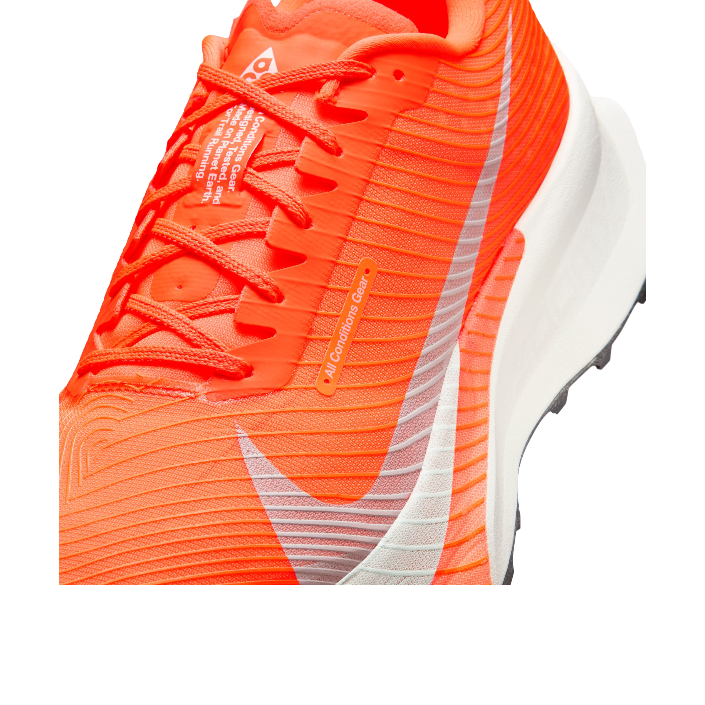 Nike Mens ACG Ultrafly 2 Trail Running Shoes Hyper Crimson/White