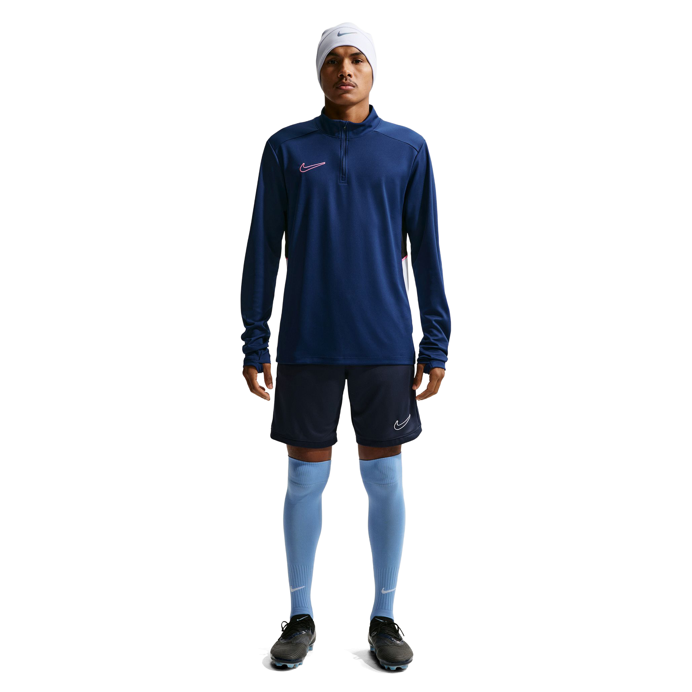 Nike Mens Academy Dri-FIT Football Drill Top Blue Void/Black/White