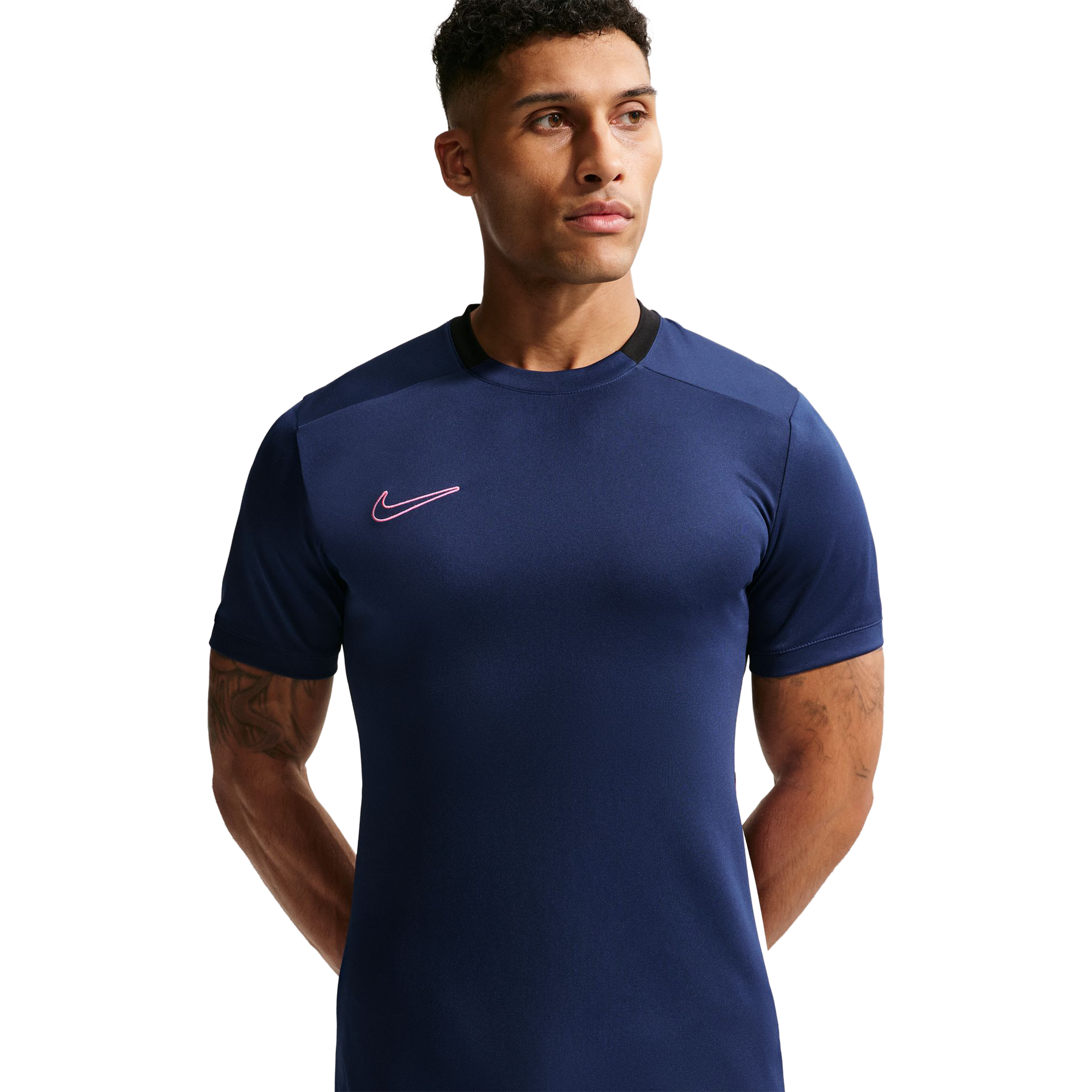 Nike Mens Academy Dri-FIT Football Drill Tee Blue Void/Black/White