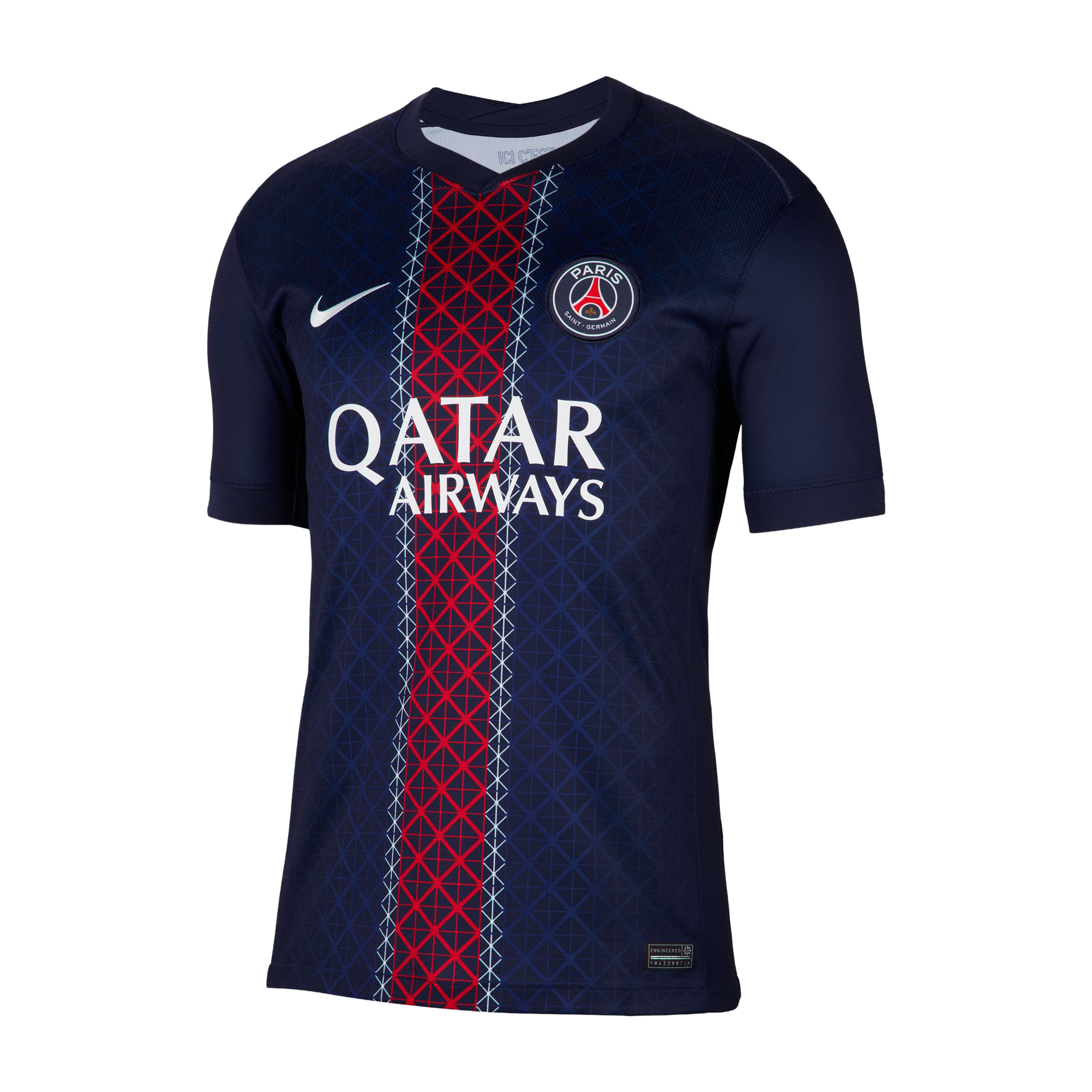 Nike Mens Paris Saint-Germain 25/26 Stadium Home Replica Football